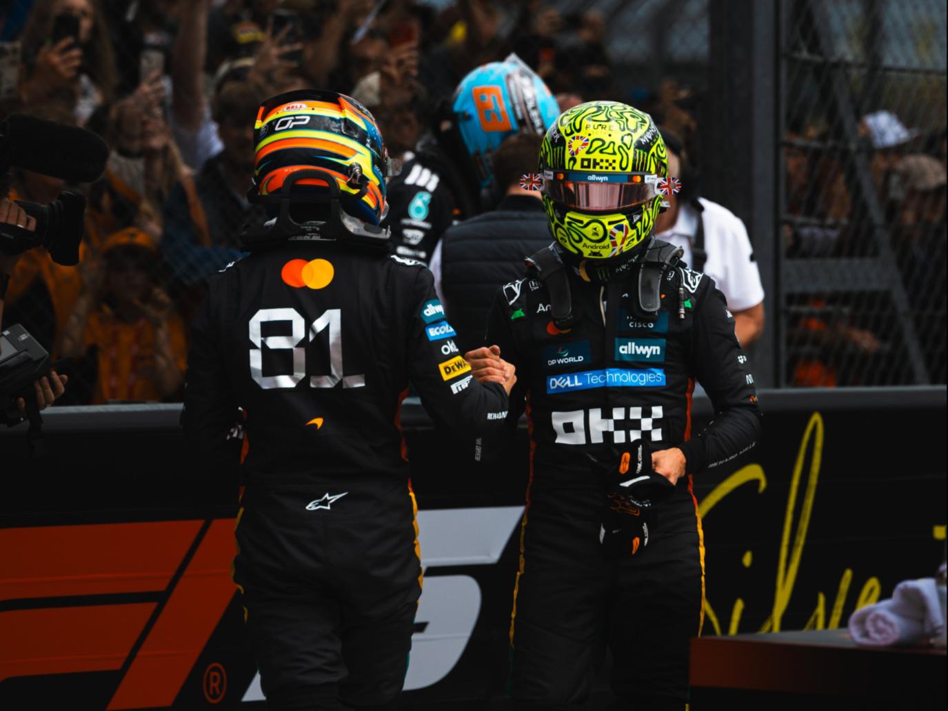 梅赛德斯险胜雷诺车队，诺里斯惊艳四座